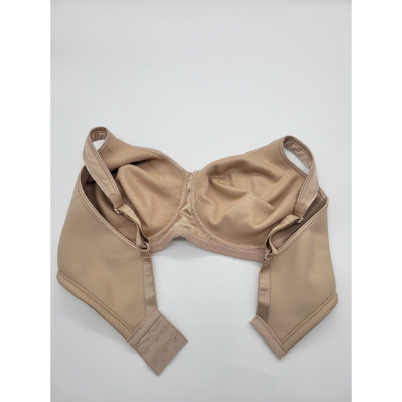 Playtex 18 Hour Tan Sleek & Smooth Full Figure Adjustable Wire Free Bra Size 38D - Picture 5 of 7